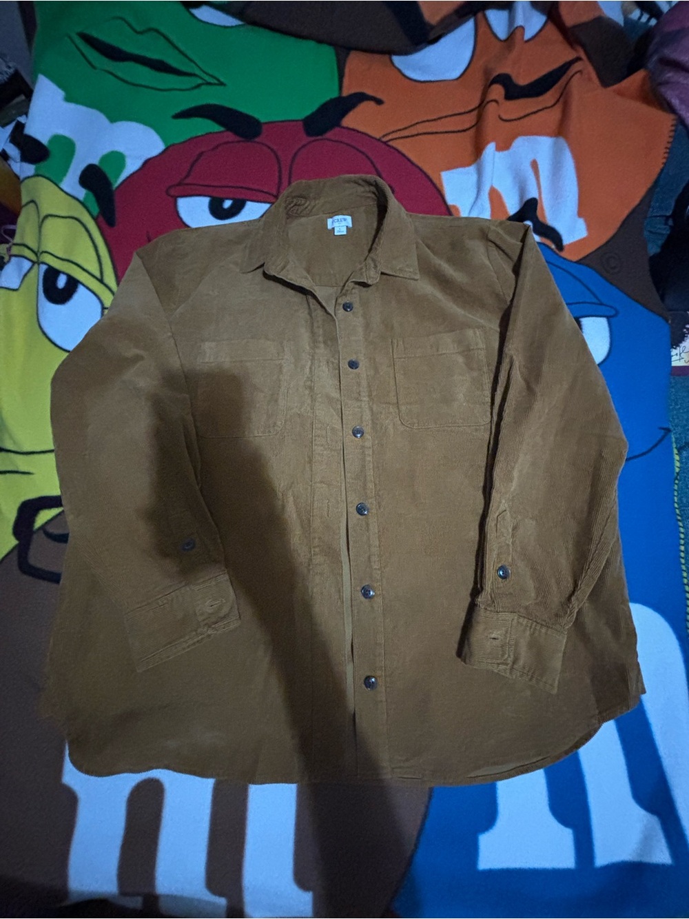 J. Crew Corduroy Shacket in Warm Caramel Size Large